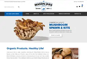 Mason Jar Sand Mushroom Group